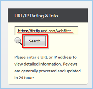 URL/IP Rating & Info